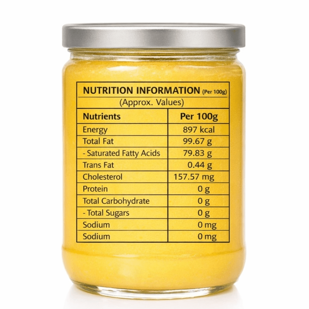 Gir Cow A2 Ghee - Made From Curd 1 Litre thumbnail