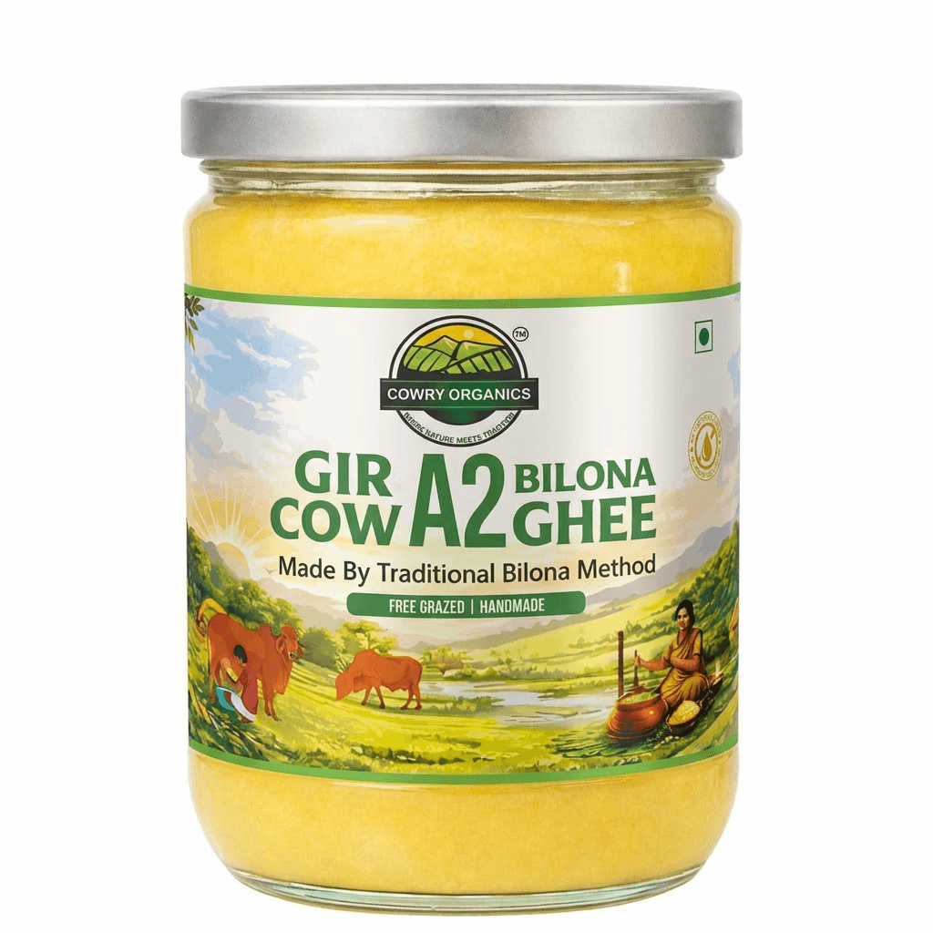 Gir Cow A2 Ghee - Made From Curd 500 ml